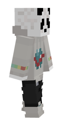 Black skin: body, right side render