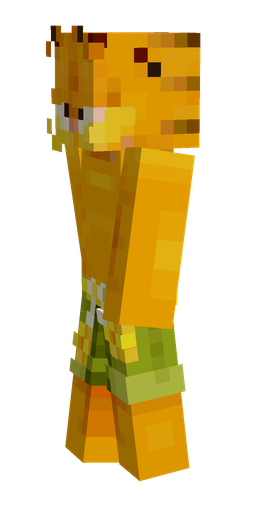 Orange skin: body, left side render