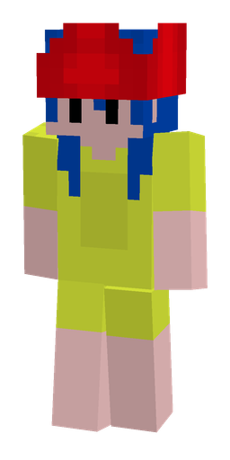 Blue skin: body, front render