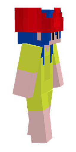 Blue skin: body, right side render