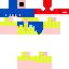 Blue skin: raw texture render
