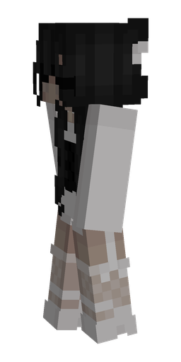 Black skin: body, left side render