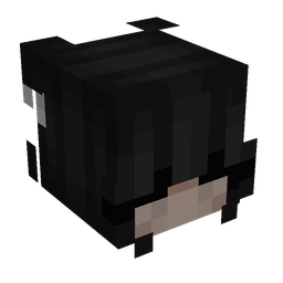 Black skin: head render