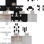 Black skin: raw texture render