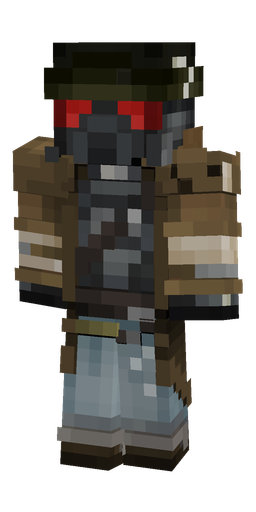 Black skin: body, front render