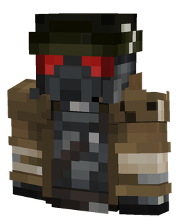 Black skin: bust render