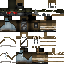 Black skin: raw texture render