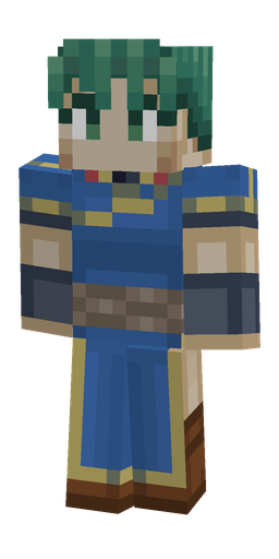 Blue skin: body, front render