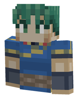 Blue skin: bust render