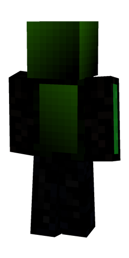 Black skin: body, back render