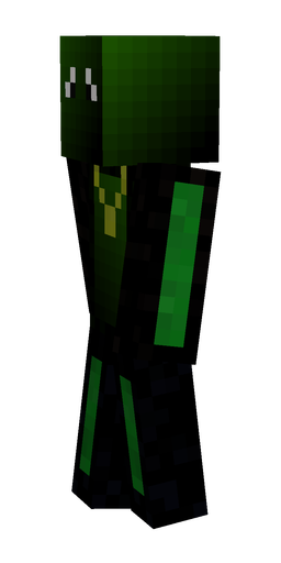 Black skin: body, left side render