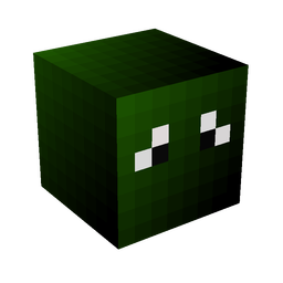 Black skin: head render