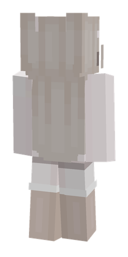 Orange skin: body, back render