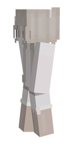 Orange skin: body, left side render