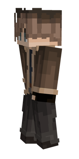 Black skin: body, left side render