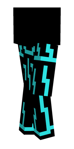 Black skin: body, left side render