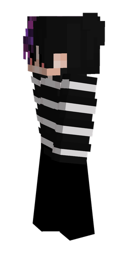 Black skin: body, left side render