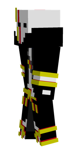 Black skin: body, left side render