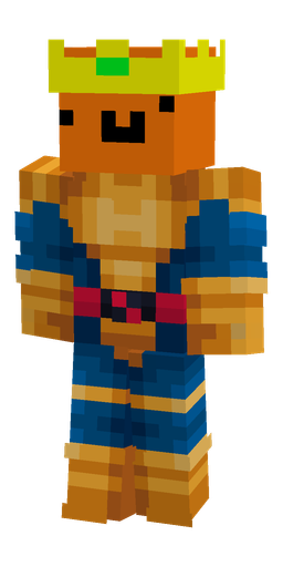 Blue skin: body, front render