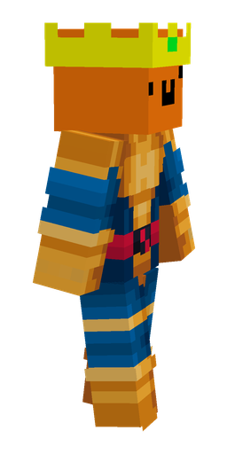 Blue skin: body, right side render