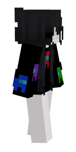Black skin: body, right side render