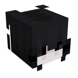 Black skin: head render