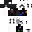 Black skin: raw texture render