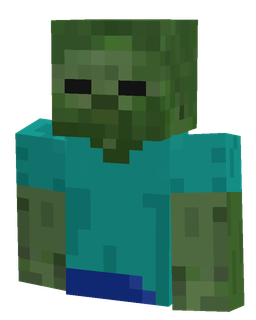 Blue skin: bust render