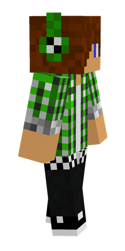 Black skin: body, right side render