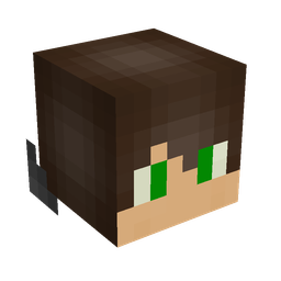 Black skin: head render