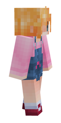 Blue skin: body, right side render