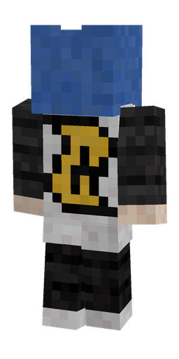 Black skin: body, back render