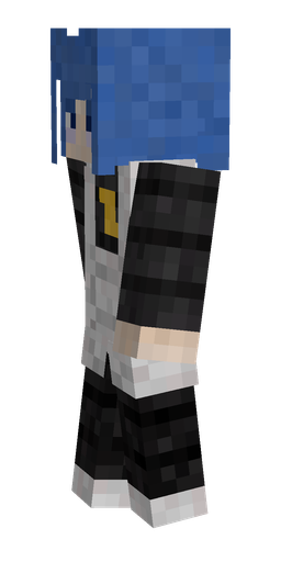 Black skin: body, left side render