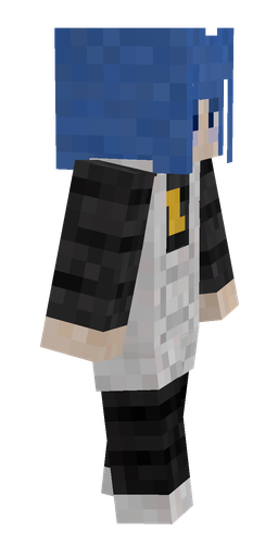 Black skin: body, right side render