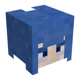 Black skin: head render
