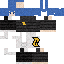 Black skin: raw texture render
