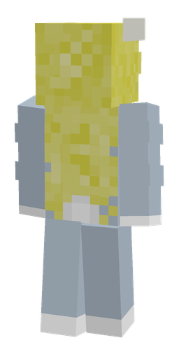 Blue skin: body, back render