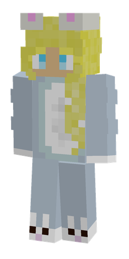 Blue skin: body, front render