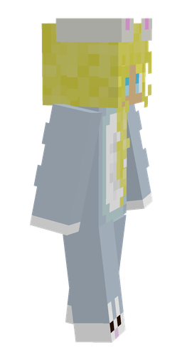 Blue skin: body, right side render