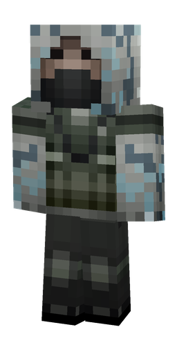 Black skin: body, front render
