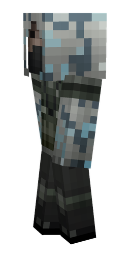Black skin: body, left side render