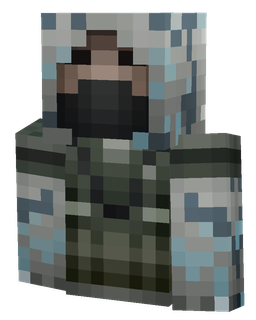 Black skin: bust render