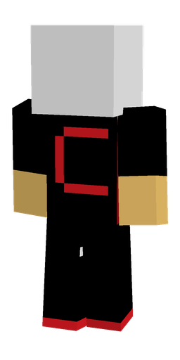 Black skin: body, back render