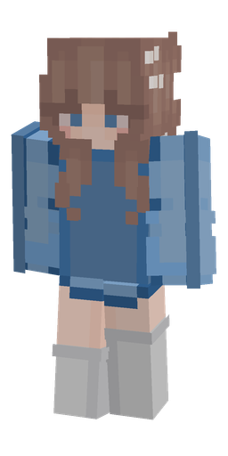 Blue skin: body, front render
