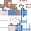 Blue skin: raw texture render
