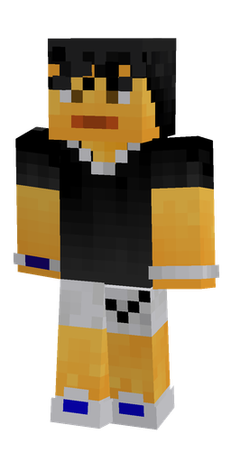 Black skin: body, front render