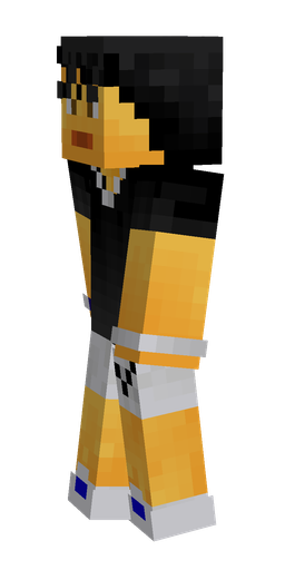 Black skin: body, left side render
