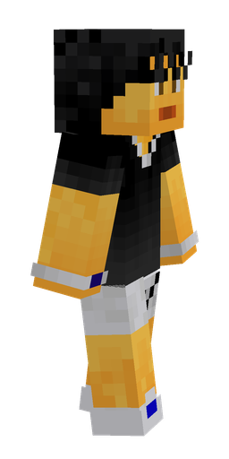Black skin: body, right side render