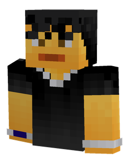 Black skin: bust render