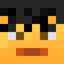 Black skin: face render